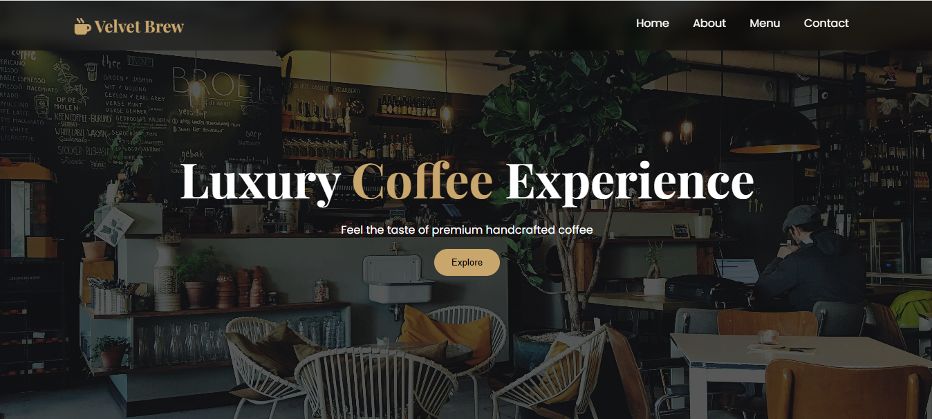 Cafe Website