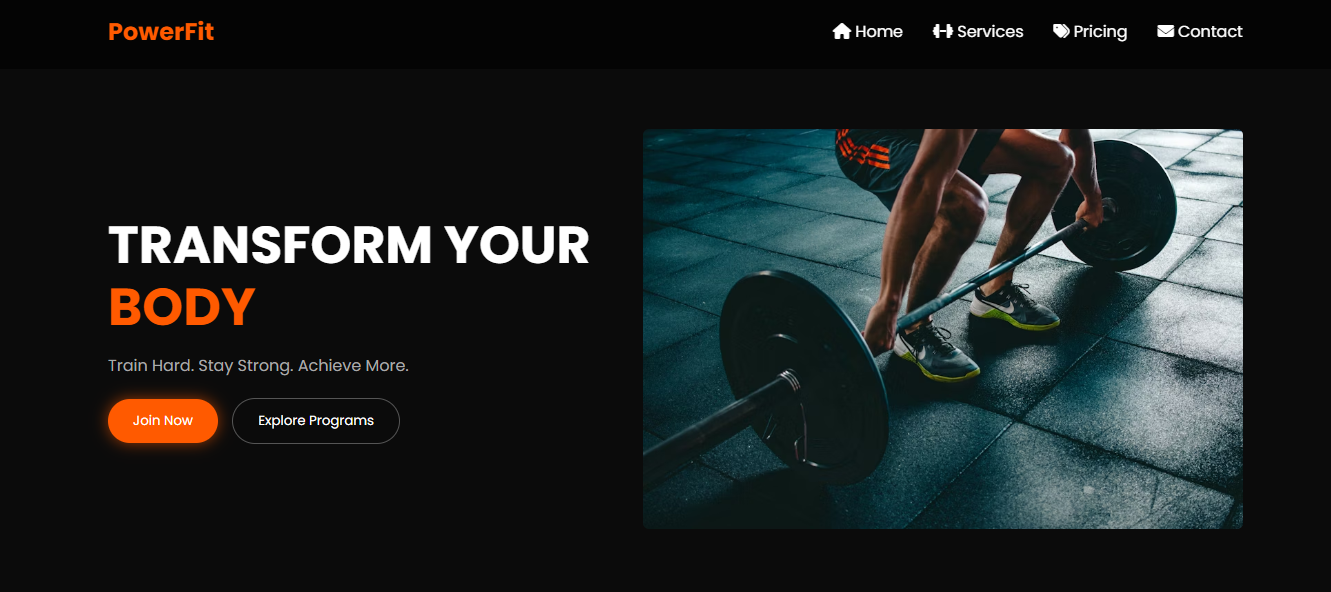Gym Website